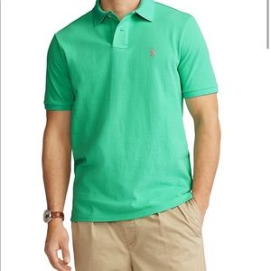 NWT POLO RALPH LAUREN CLASSIC FIT SS SHIRT GREEN